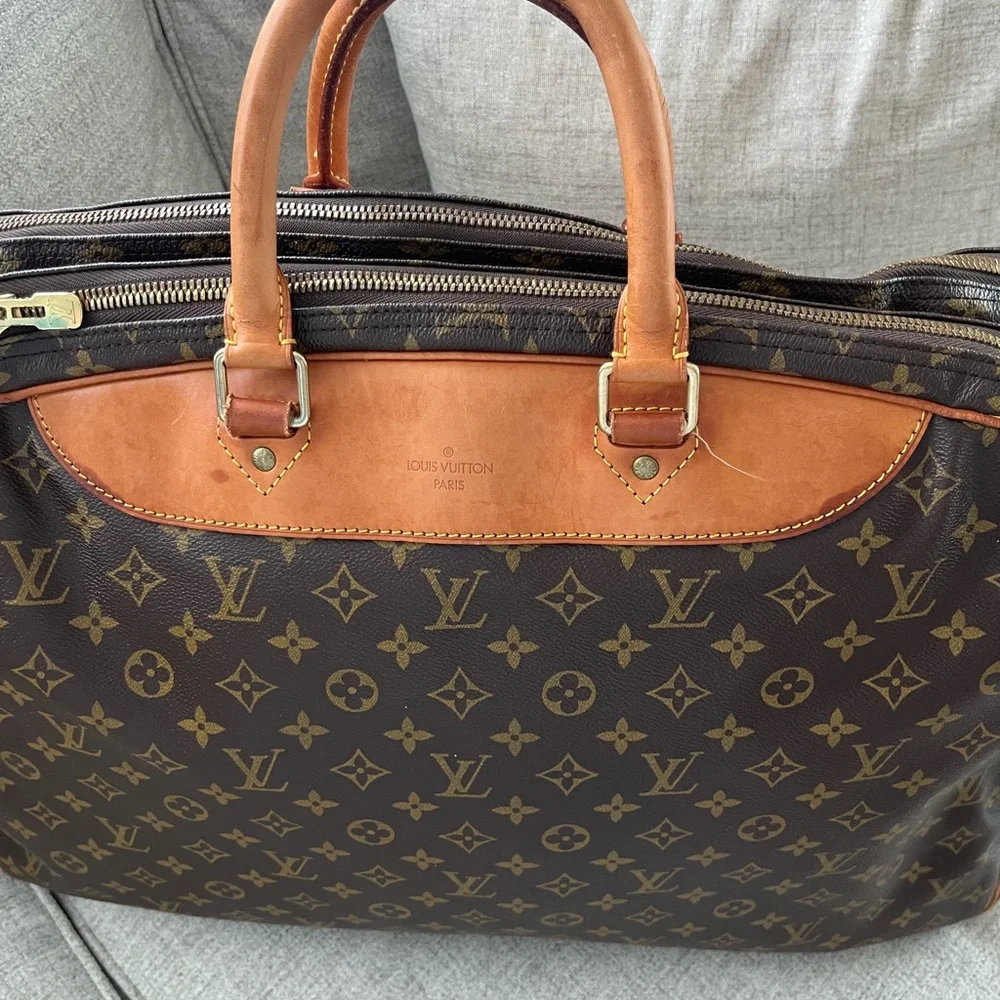 Louis Vuitton LV Travel Bag Alize 2 Pouches Brown Monogram - Picture 3 of 13